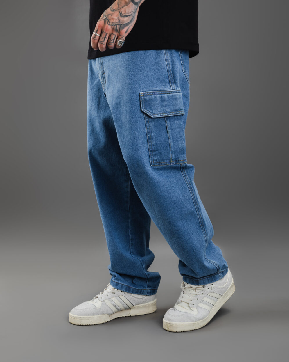 Cargo Jean Blue