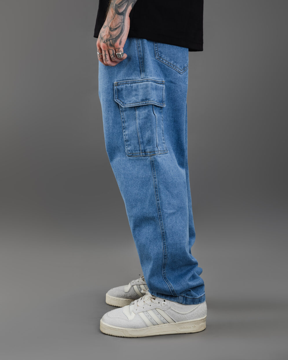 Cargo Jean Blue