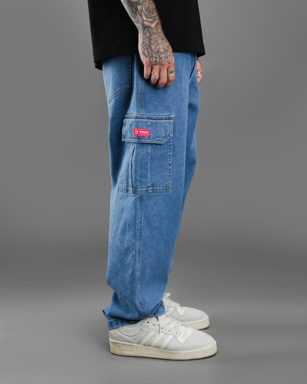 Cargo Jean Blue