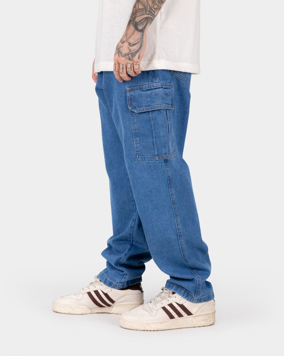 Cargo Jean Blue