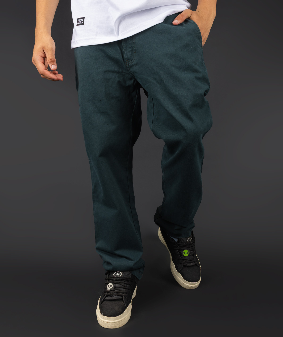 Chino pant Verde Botella - Imagen 2