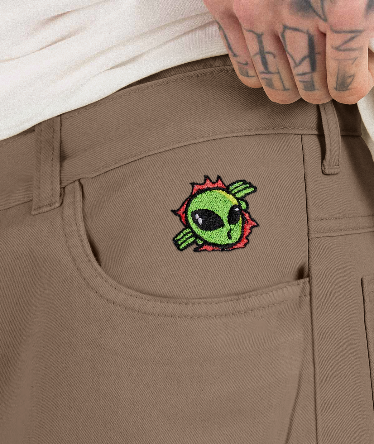 Baggy Drill Topo - Imagen 2