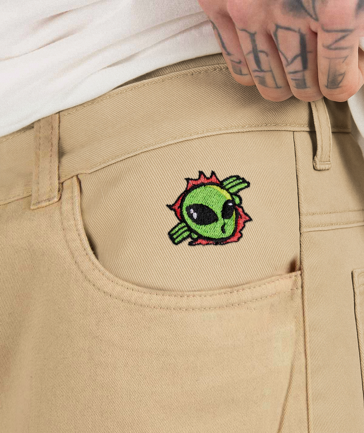 Baggy Drill Beige - Imagen 2