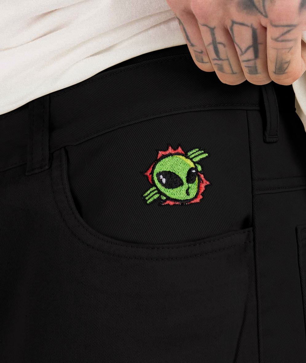 Baggy Drill Black