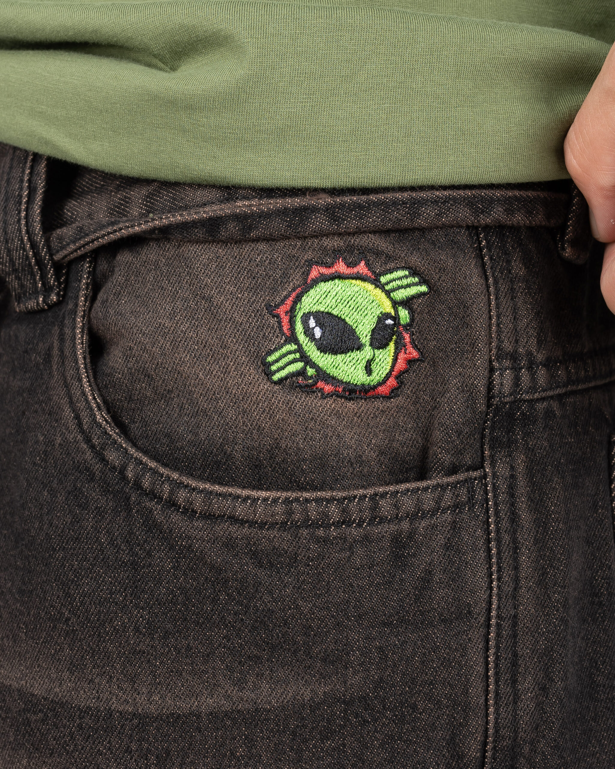 Baggy Jean Washed Brown - Imagen 3