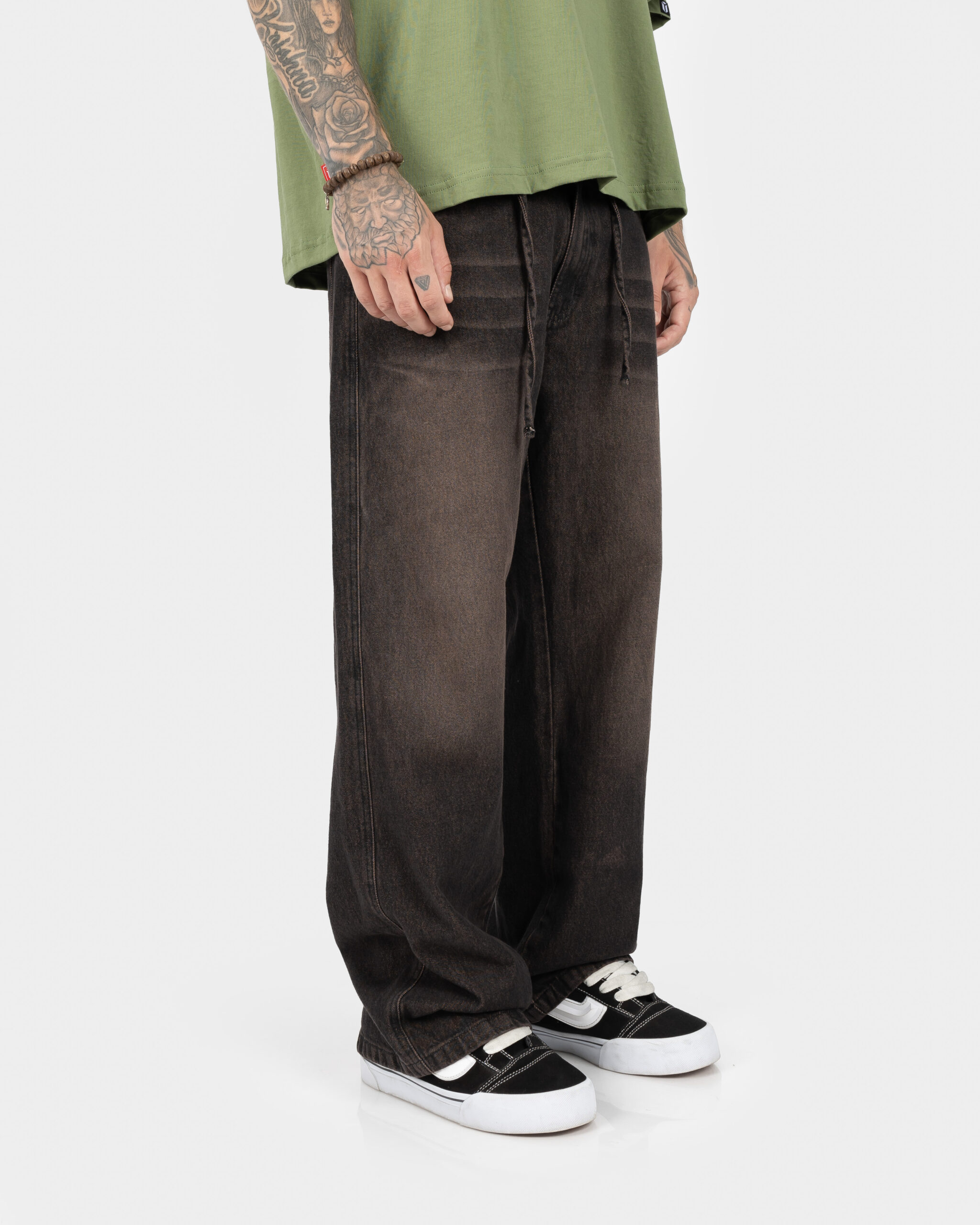 Baggy Jean Washed Brown - Imagen 4