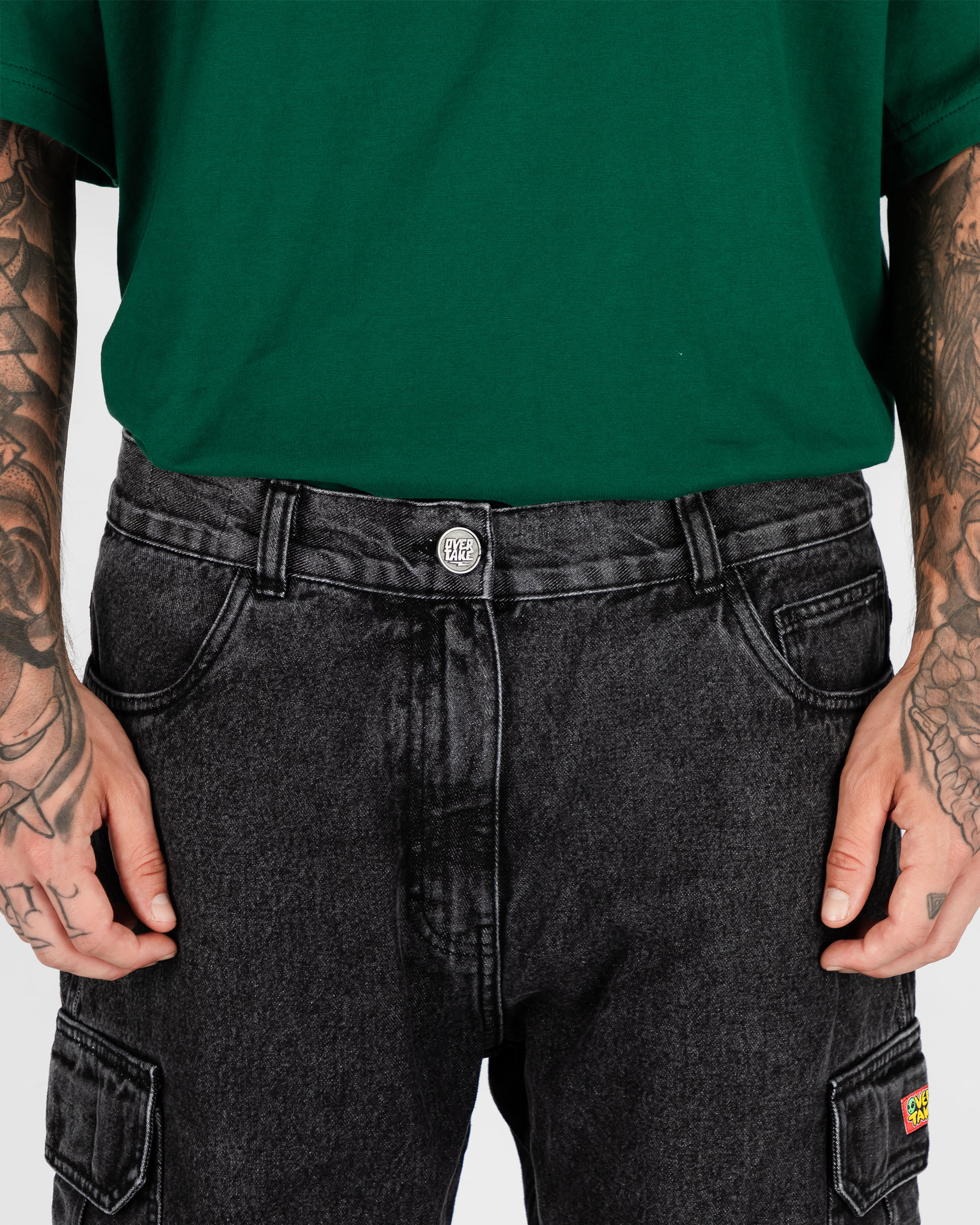 Cargo Jean Retro Black - Imagen 3